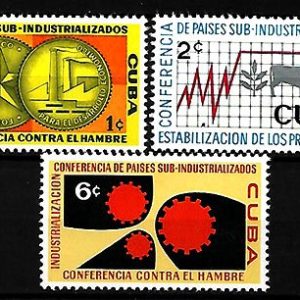 Serie sellos Cuba republica 0550-2 (*)