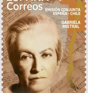55. Sello Gabriela Mistral
