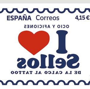 55. Sello Ocio y aficiones. Calco al Tatoo
