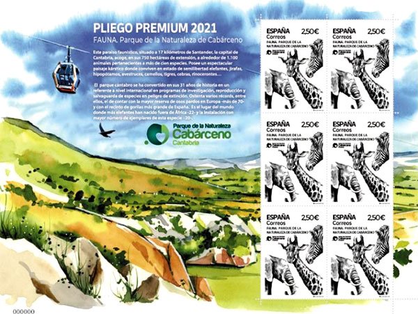 PLIEGO PREMIUM 107 Fauna. Parque de Cabárceno 2021