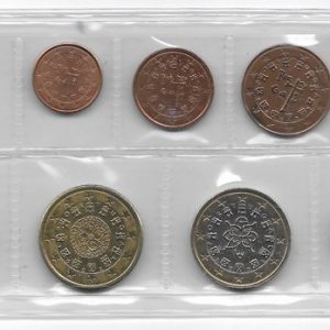 Serie monedas euro. Portugal 2002 S/C