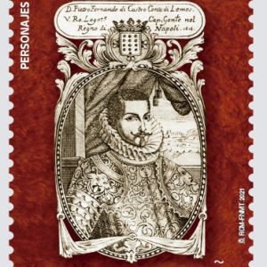 72. Sello Personajes Pedro Fernandez de Castro