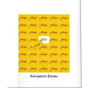 Suplemento de sellos España 2021. Montado
