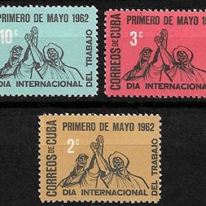 Serie sellos Cuba republica 0592-94 (*)