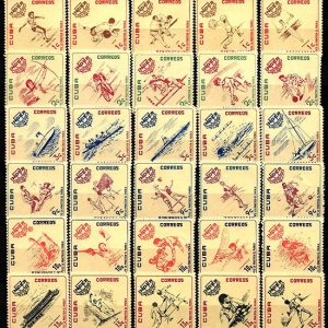 Serie sellos Cuba republica 0599-628 (*)
