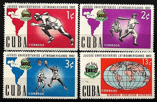 Serie sellos Cuba republica 0635-38 (*)