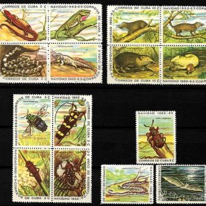 Serie sellos Cuba republica 0642-56 (*)