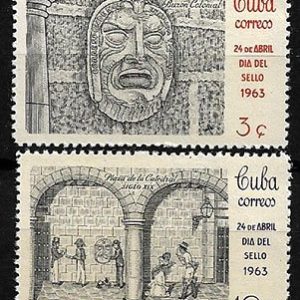 Serie sellos Cuba republica 0665-6 (**)