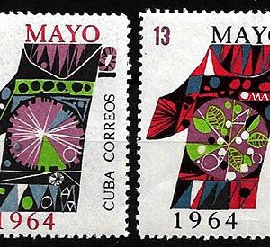 Serie sellos Cuba republica 0710-11 (*)