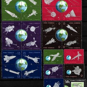 Serie sellos Cuba republica 0738-63 (*)