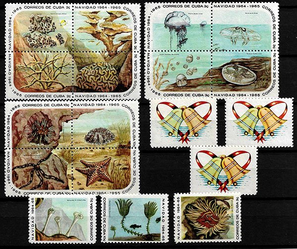Serie sellos Cuba republica 0790-804 (*)