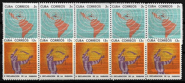 Serie sellos Cuba republica 0809-18 (**)