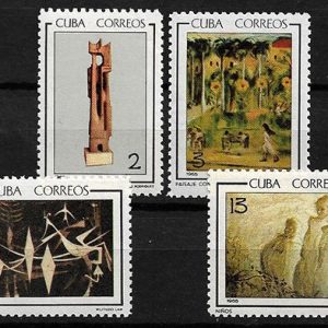 Serie sellos Cuba republica 0831-4 (*)