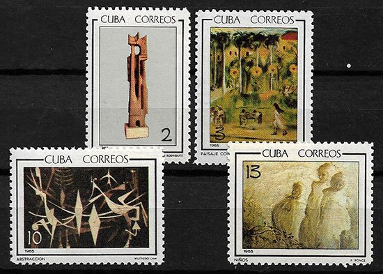 Serie sellos Cuba republica 0831-4 (**)