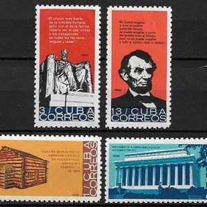 Serie sellos Cuba republica 0835-8 (*)