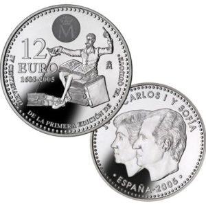 Año 2005. Moneda 12€ – El Quijote