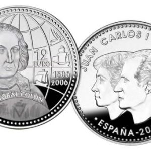 Año 2006. Moneda 12€ – Cristobal Colon