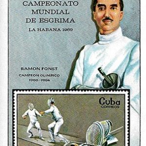 Hoja bloque Cuba republica 0033 (**)