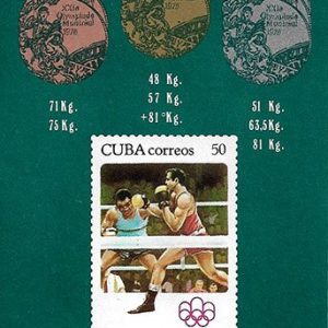 Hoja bloque Cuba republica 0048 (**)