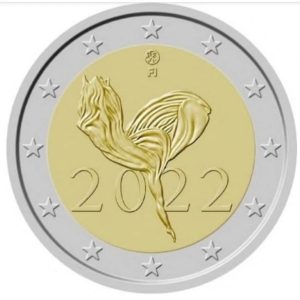 Moneda 2 euros de Finlandia 2022 Ballet