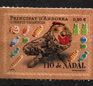 Serie sellos Andorra 463. Navidad