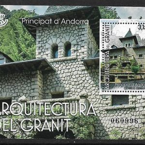 Serie sellos Andorra 461. Arquitectura del Granito HB