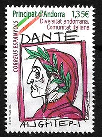 Serie sellos Andorra 465. Diversidad Andorrana Italia