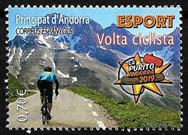 Serie sellos Andorra 486. Vuelta ciclista