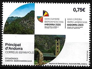 Serie sellos Andorra 493. Cumbre Iberoamericana