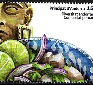 Serie sellos Andorra S/N. Diversidad Andorrana Perú