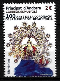 Serie sellos Andorra S/N. Virgen de Meritxell