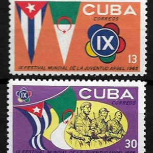 Serie sellos Cuba republica 0854-5 (**)