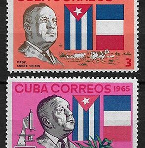 Serie sellos Cuba republica 0932-3 (**)