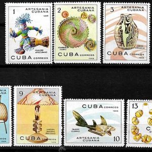Serie sellos Cuba republica 0964-70 (*)