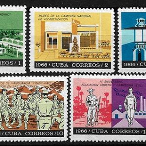 Serie sellos Cuba republica 1003-7 (**)