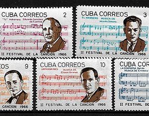 Serie sellos Cuba republica 1040-6 (*)