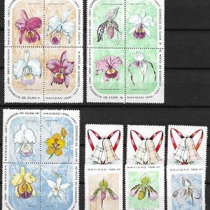 Serie sellos Cuba republica 1060-74 (*)