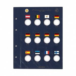 Hojas monedas Leuchtturm VISTA. 2€ «Programa Erasmus»