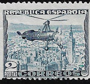 Sello Primer Centenario 0689 (**). Autogiro La Cierva