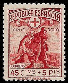 Sello Primer Centenario 0767 (**). Cruz Roja