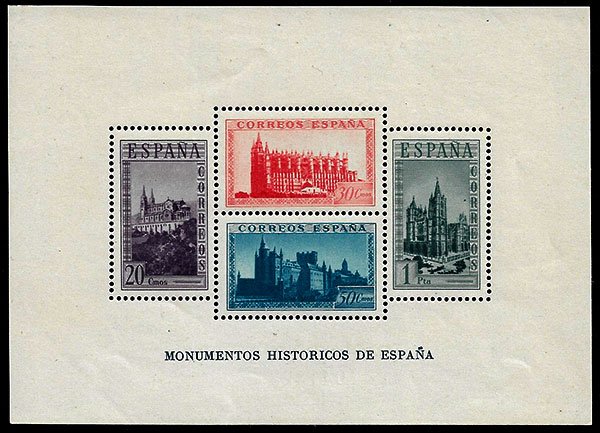 Sello Primer Centenario 0847 (**). Monumentos Históricos HB