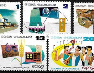 Serie sellos Cuba republica 1104-08 (**)