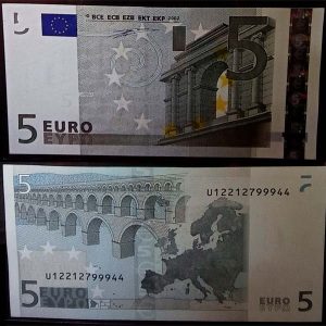 Billete 005 Euros F1 Francia 2002 Duisenberg S/C