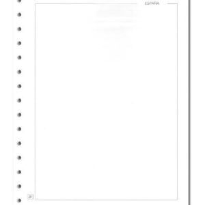 Hojas sellos FM. Papel blanco – ESPAÑA