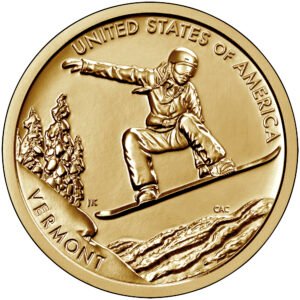 Moneda EE.UU. 1 dolar 2022 S/C. Innovacion – SNOWBOARD D