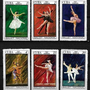 Serie sellos Cuba republica 1116-21 (*)
