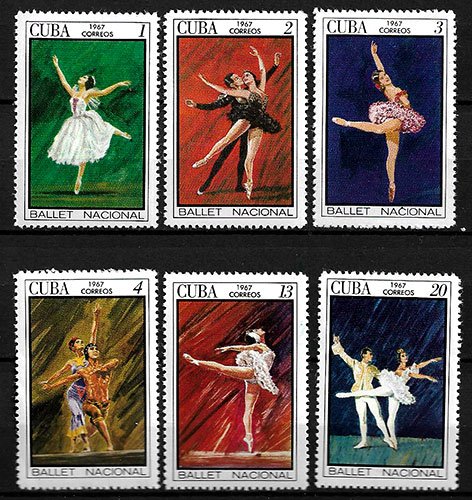 Serie sellos Cuba republica 1116-21 (*)