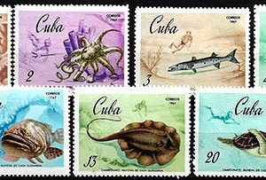 Serie sellos Cuba republica 1158-64 (**)