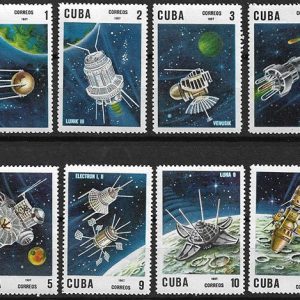 Serie sellos Cuba republica 1165-72 (**)