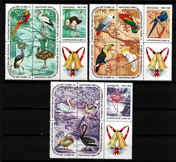 Serie sellos Cuba republica 1186-00 (**)